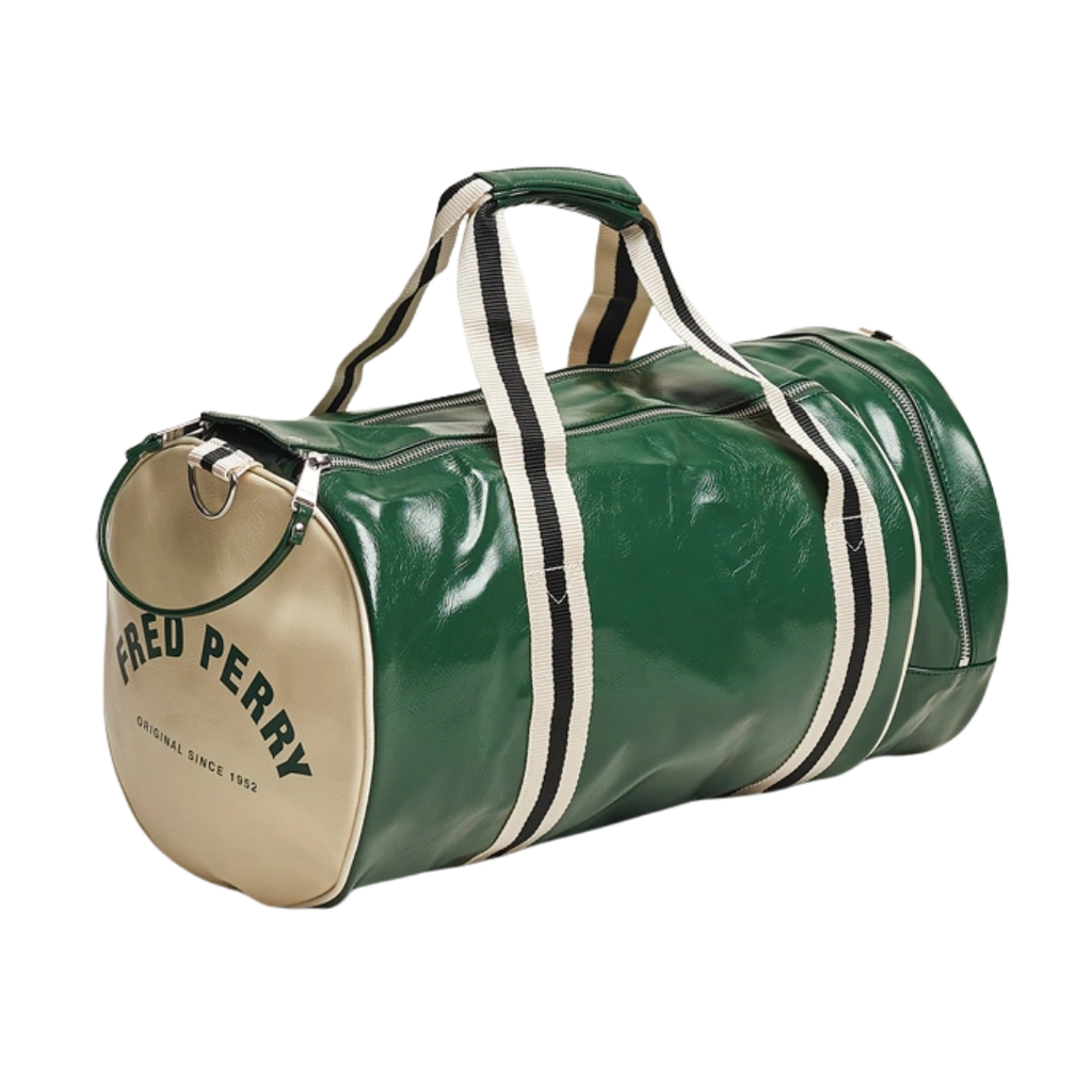 Fred Perry Classic Barrel Bag Green