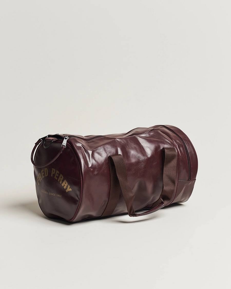 Fred Perry Classic Barrel Bag Oxblood