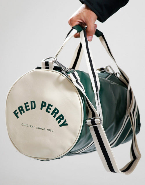 Fred Perry Classic Barrel Bag Green