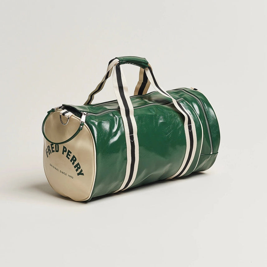 Fred Perry Classic Barrel Bag Green