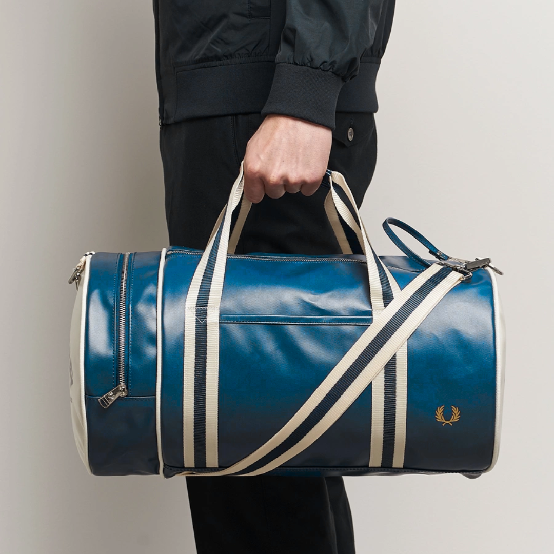 Fred Perry Classic Barrel Bag Navy blue