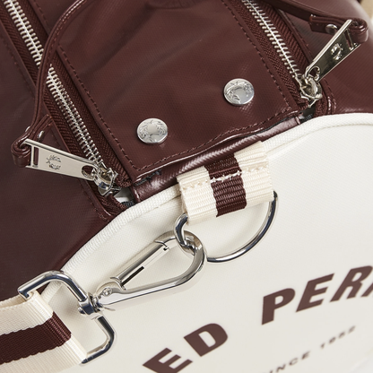 Fred Perry Classic Barrel Bag Oxblood/White (буде в наявності скоро)